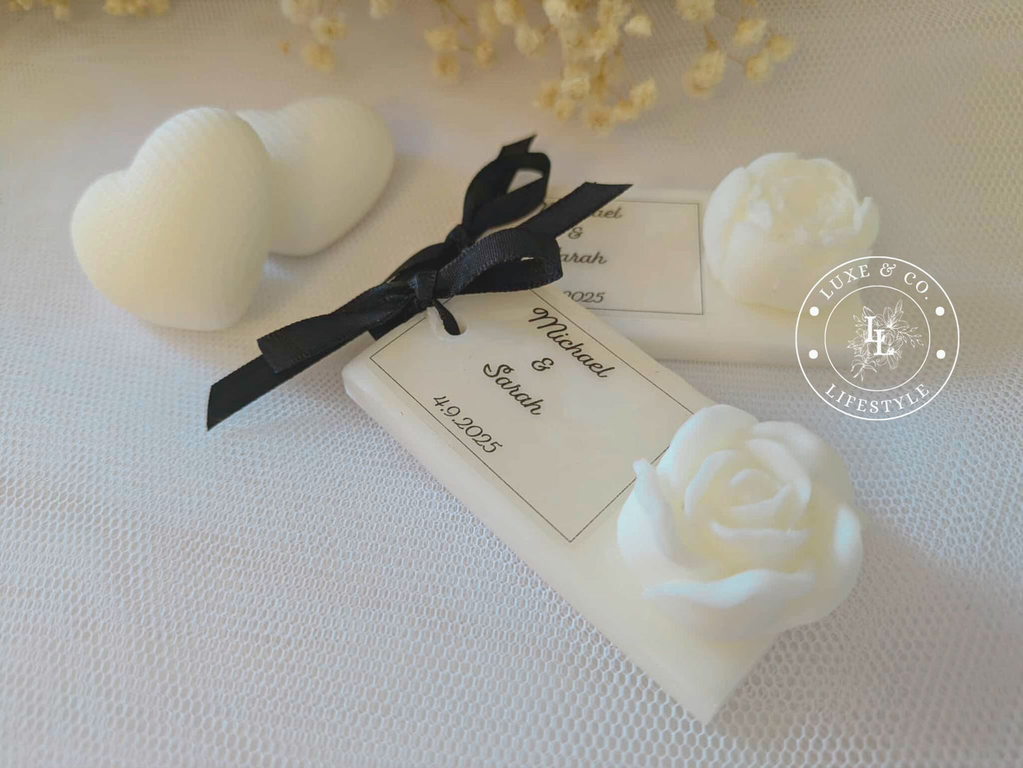 Personlised Ribboned Floral Block