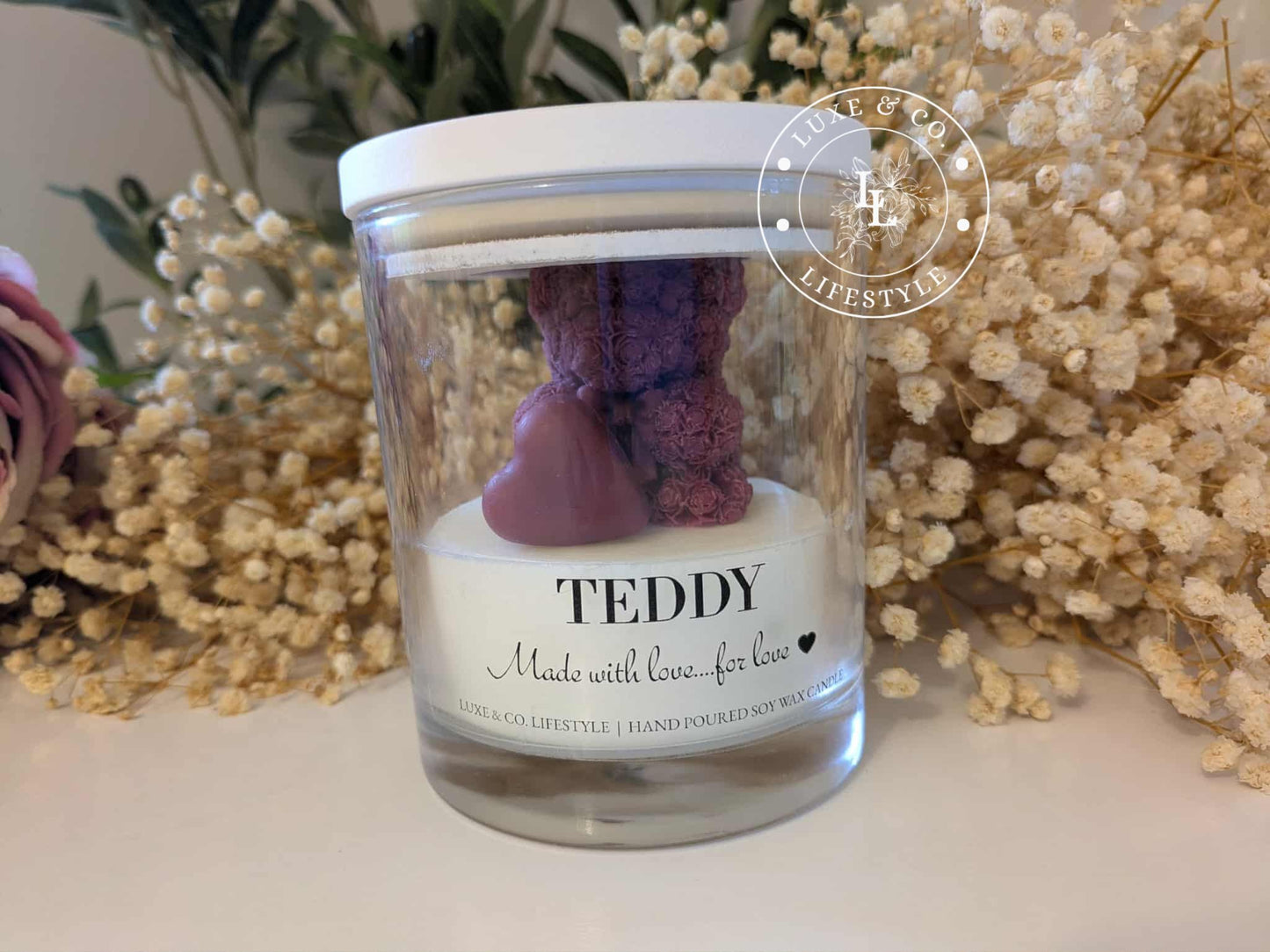 Abloom Teddy's - Burgundy