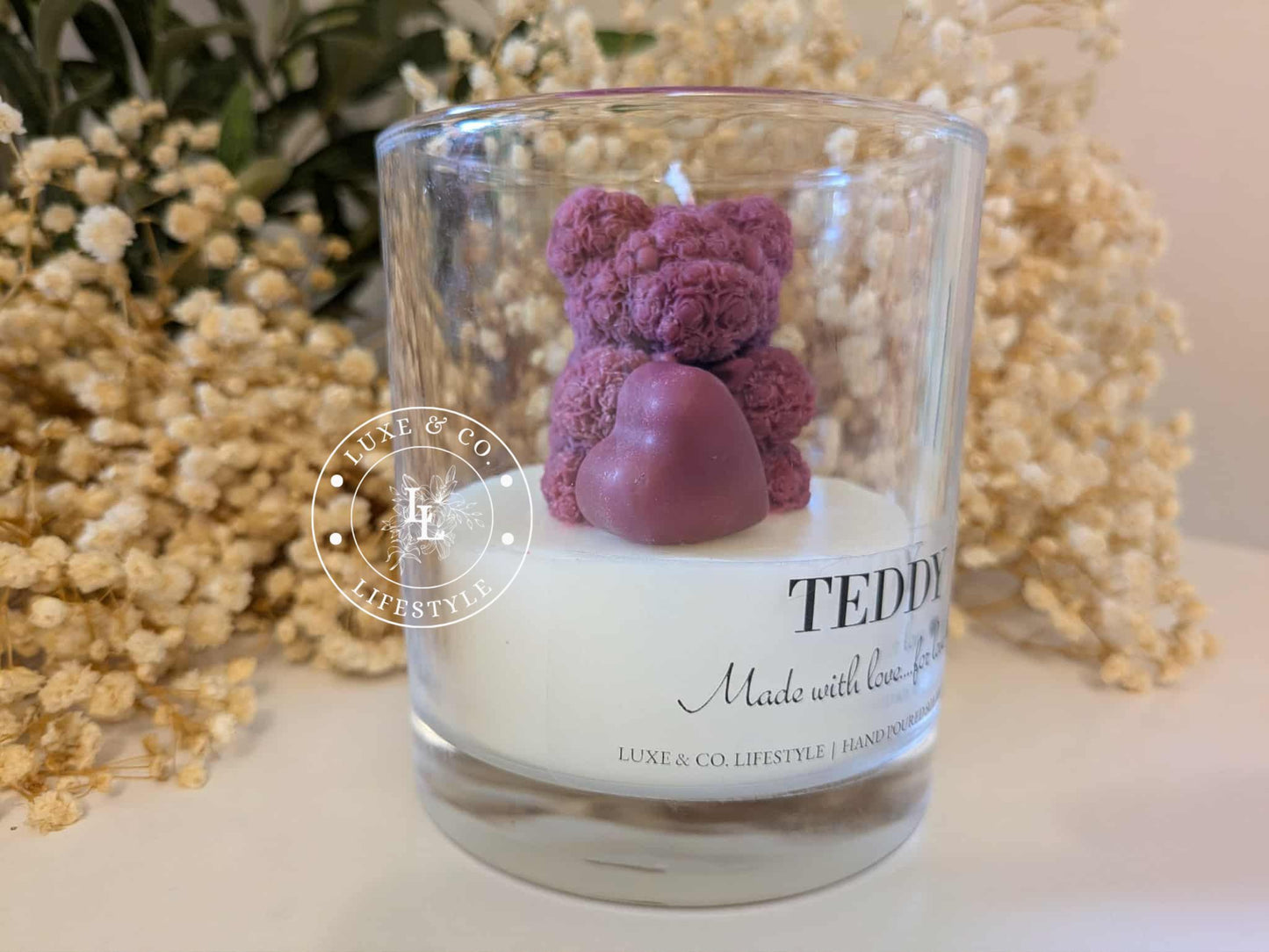 Abloom Teddy's - Burgundy