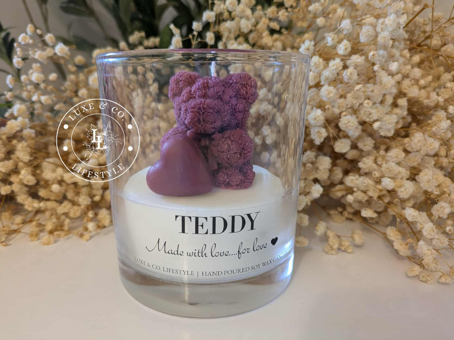 Abloom Teddy's - Burgundy