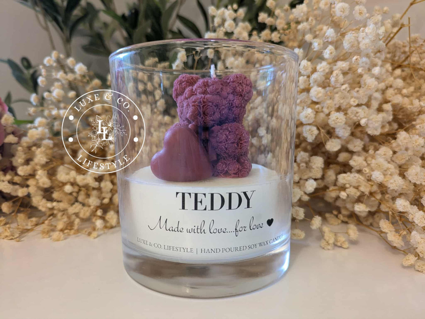 Abloom Teddy's - Burgundy