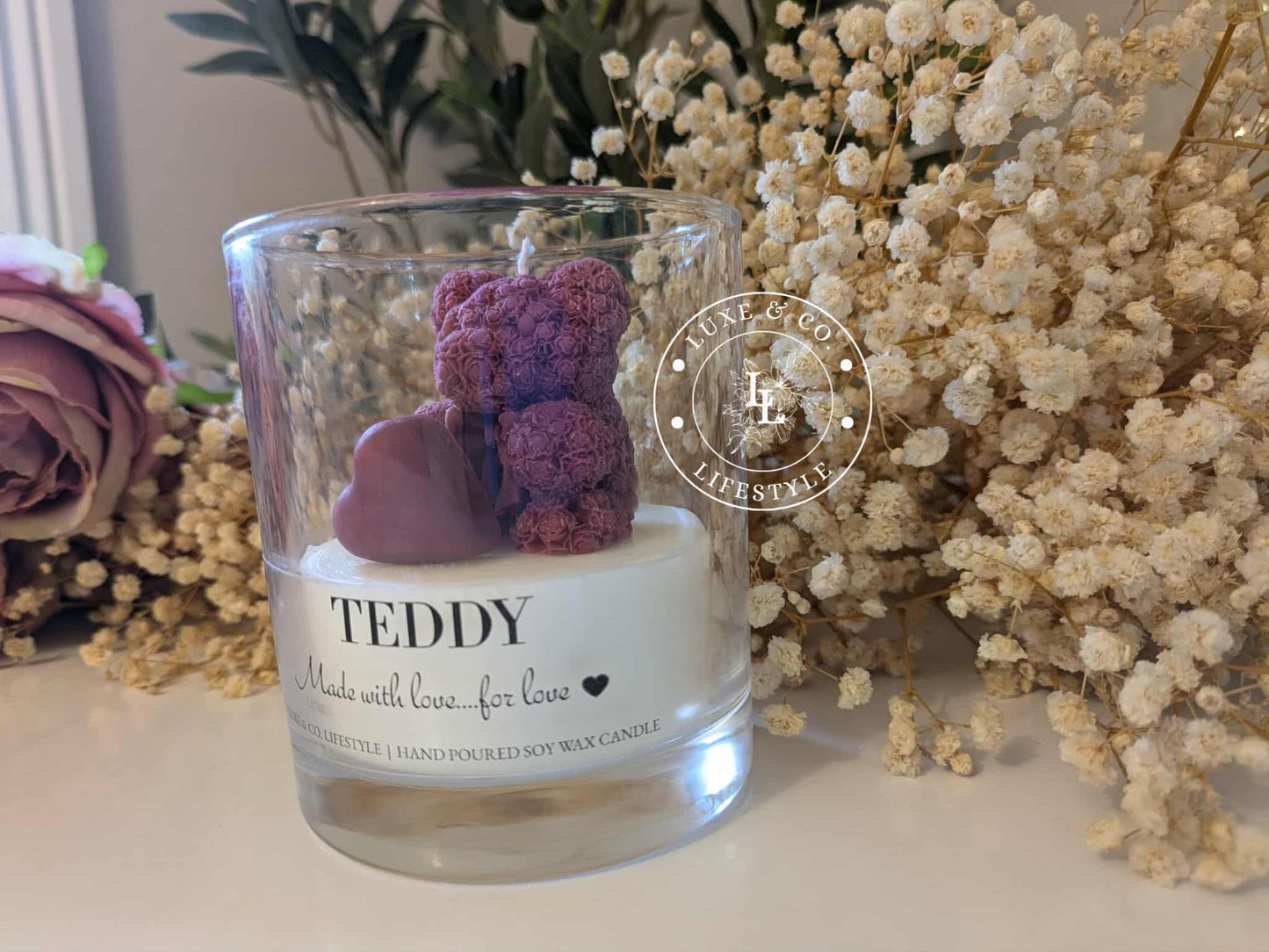 Abloom Teddy's - Burgundy