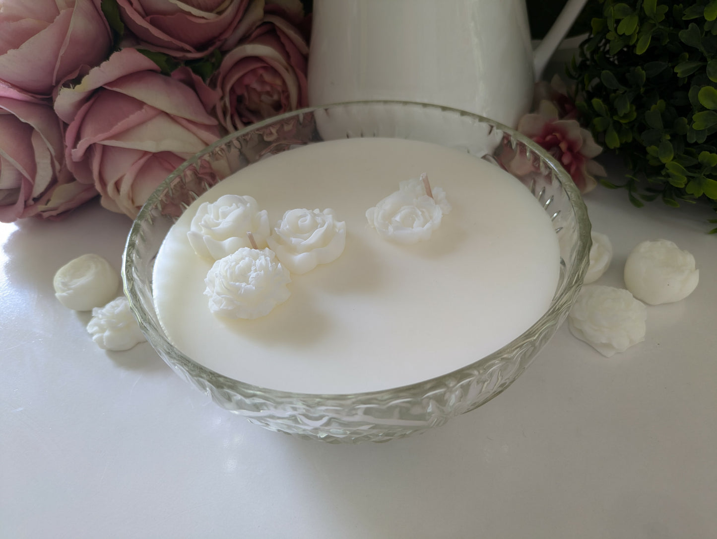 Round Cut Glass - Angel Wings | 800ml