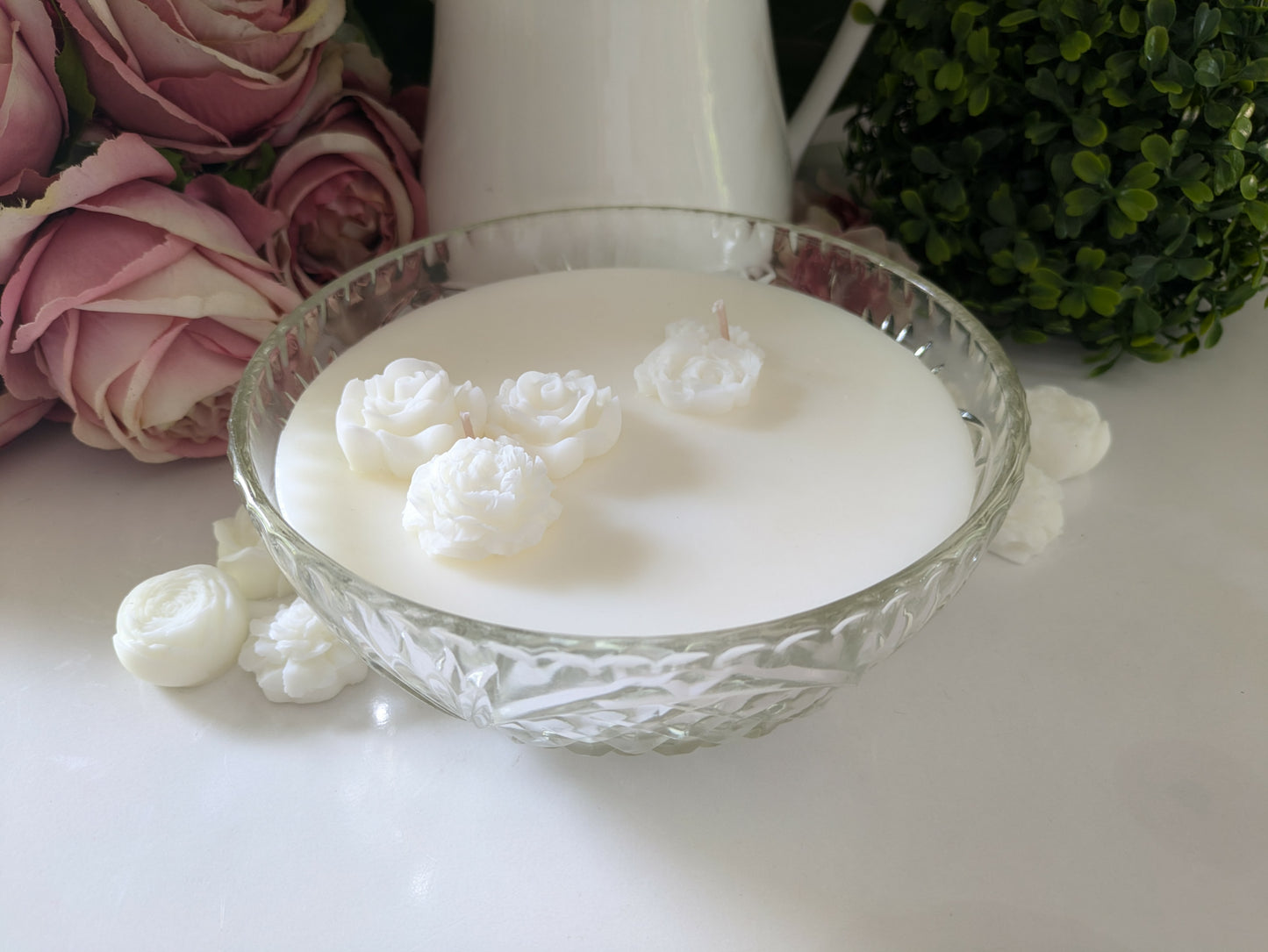 Round Cut Glass - Angel Wings | 800ml