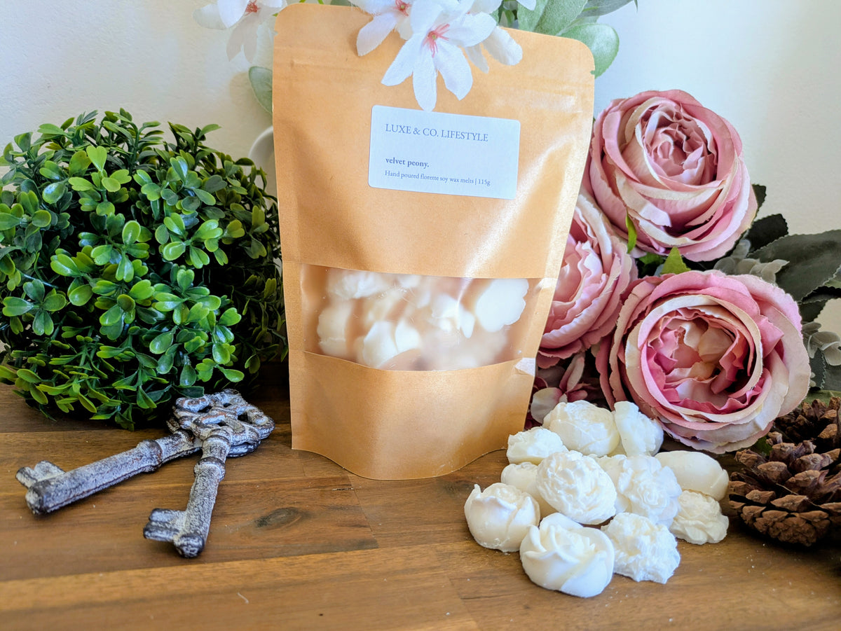 Velvet Peony Soy Wax Melts 115g