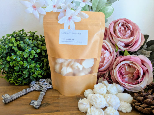 White Orchid & Lily Soy Wax Melts 115g