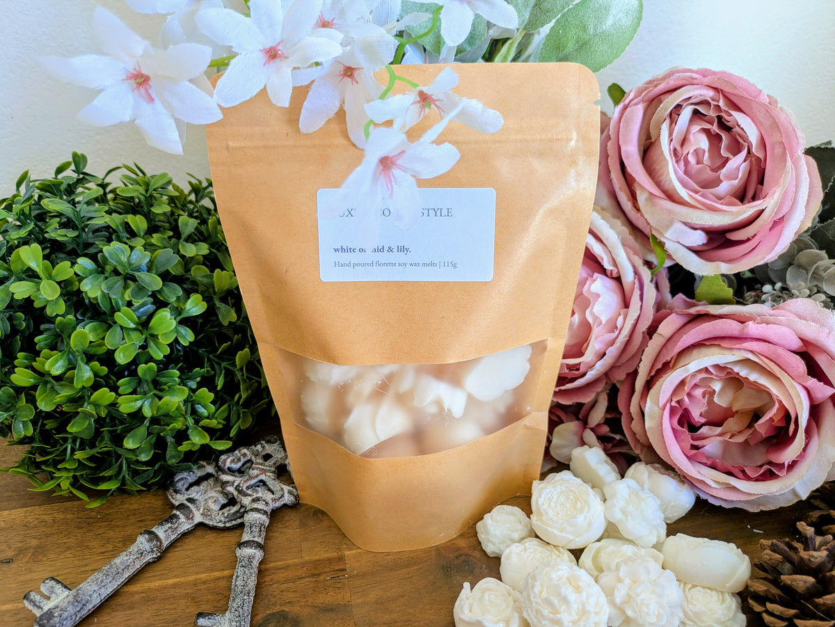 White Orchid & Lily Soy Wax Melts 115g