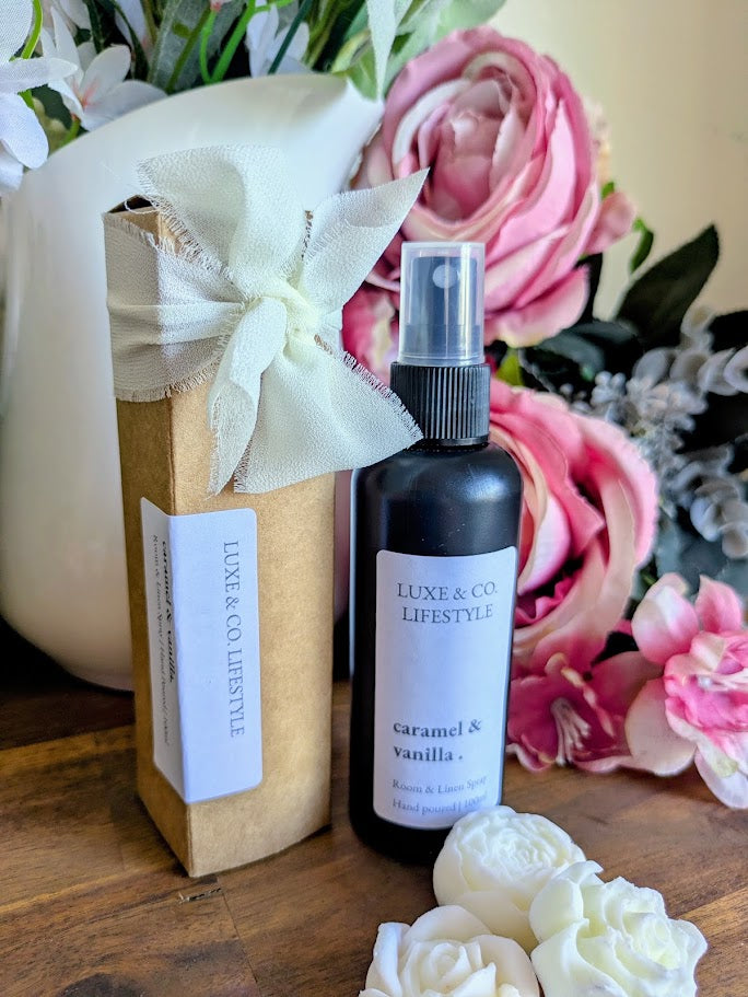 100ml Premium Fragrant Room & Linen Spray - BOURBON & BOWTIES