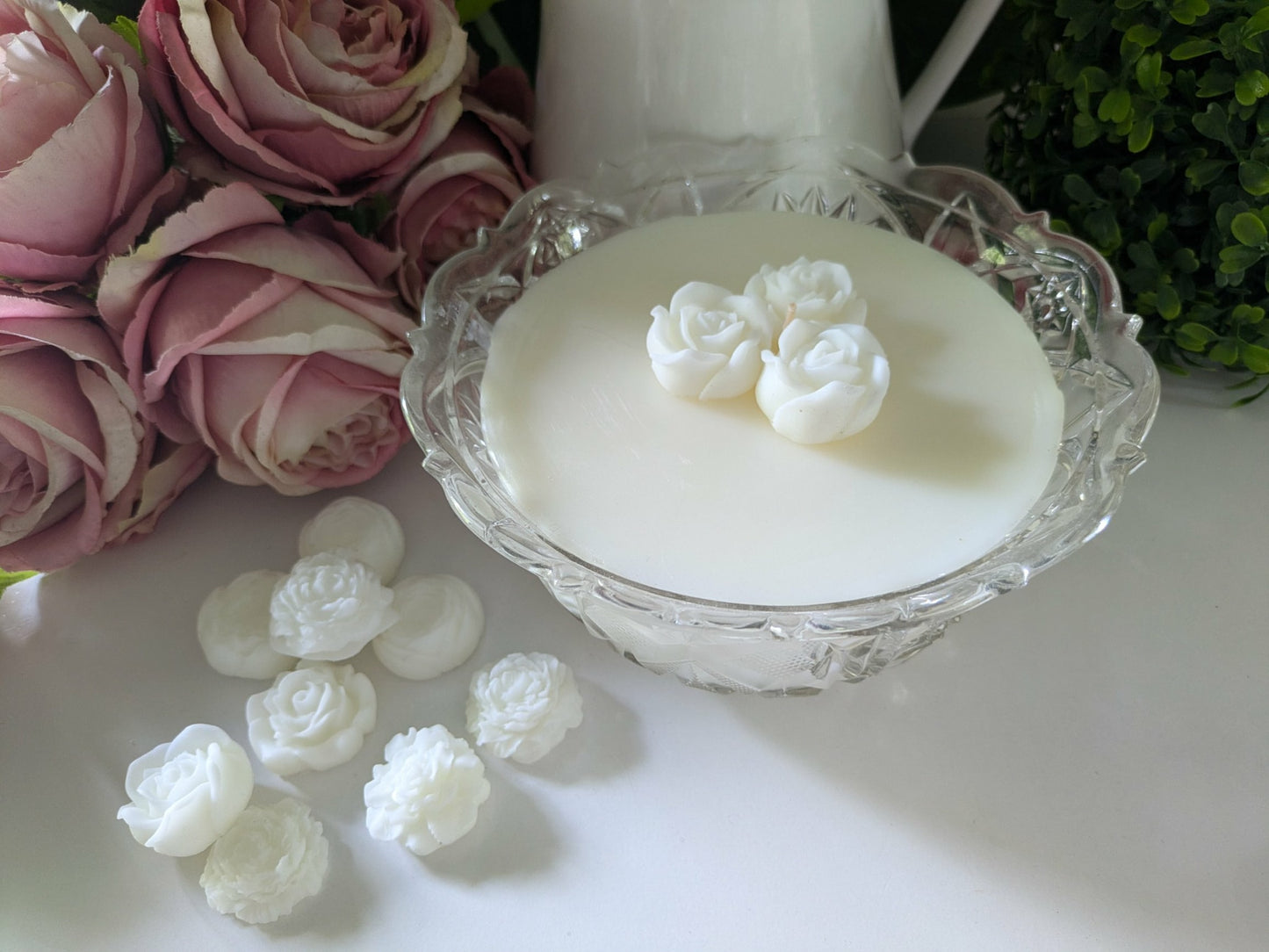 Round Cut Glass - Japanese Honeysuckle | 1ltr