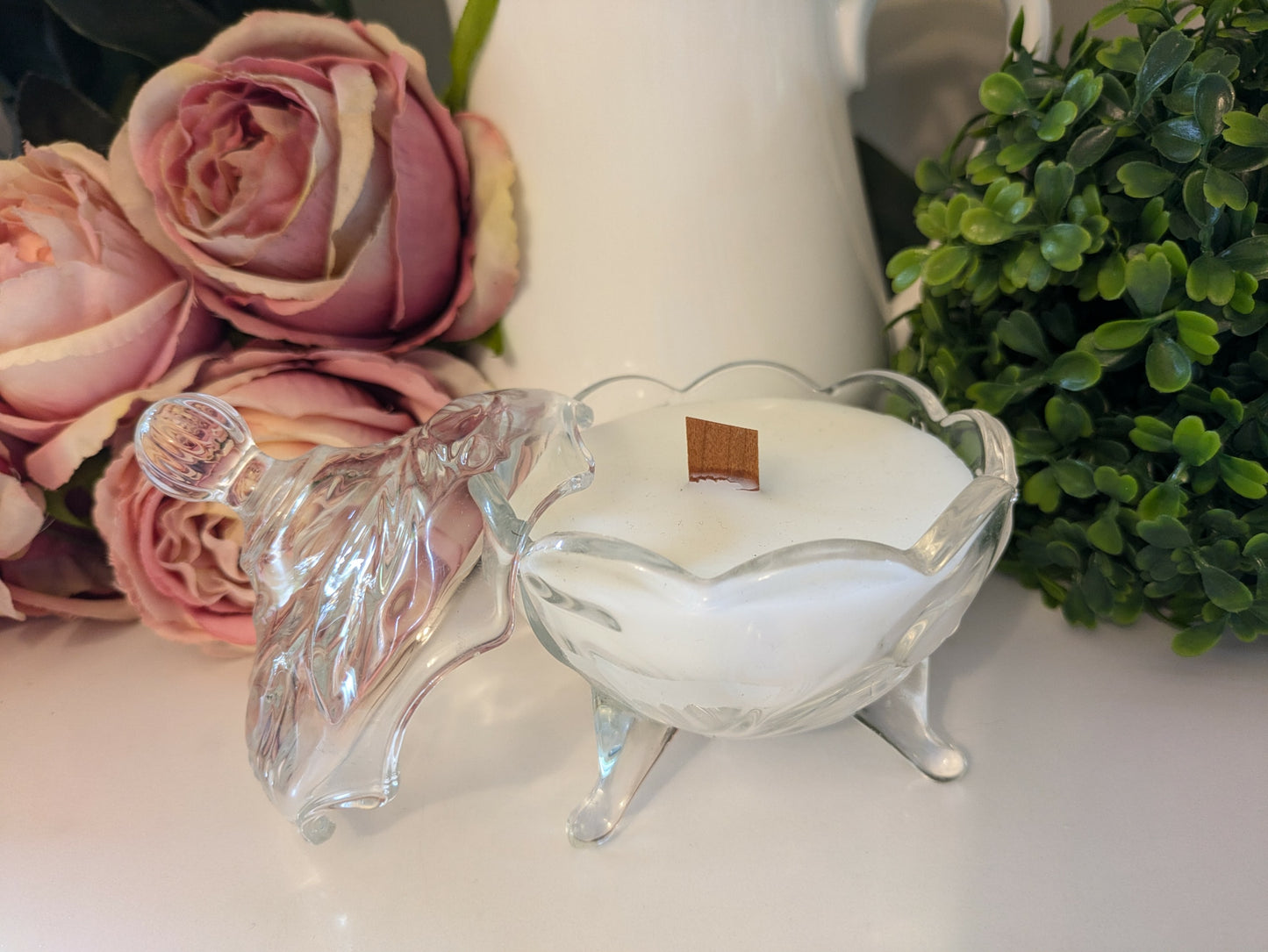 Round Cut Glass - Wood Sage & Sea Salt | 150ml