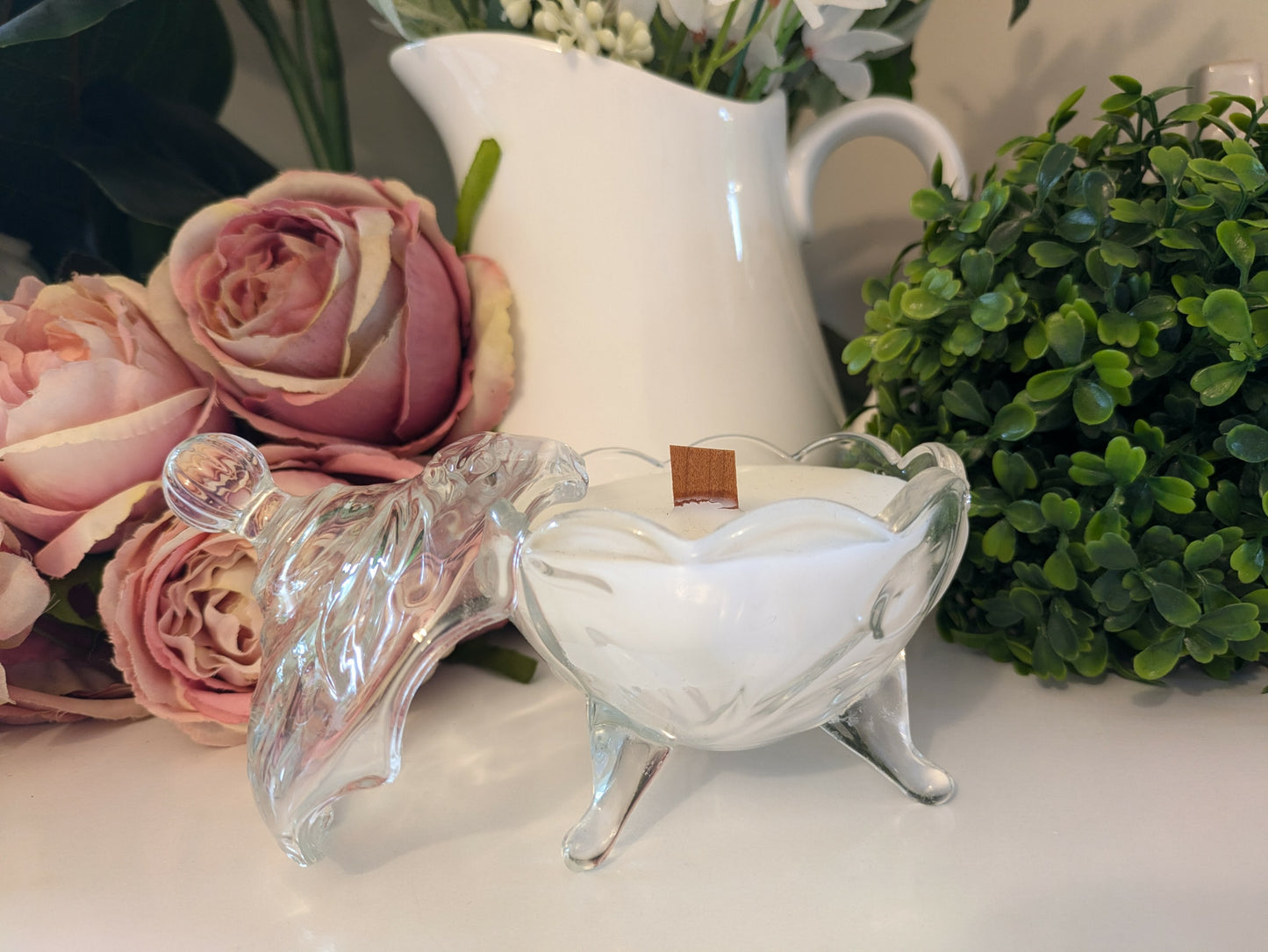 Round Cut Glass - Wood Sage & Sea Salt | 150ml