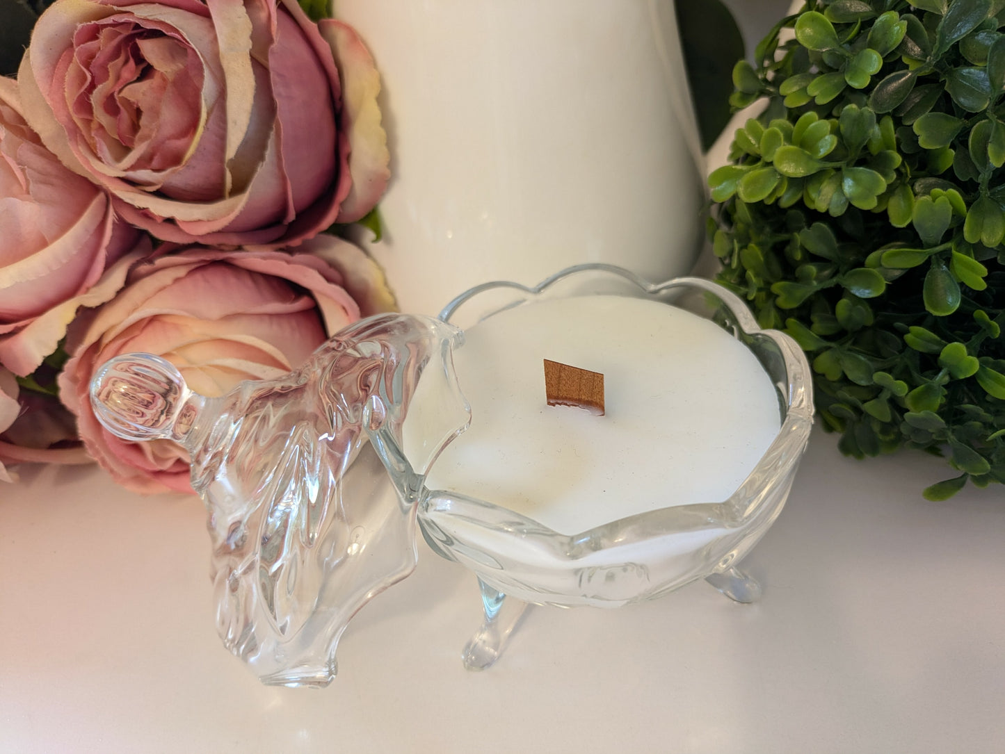 Round Cut Glass - Wood Sage & Sea Salt | 150ml