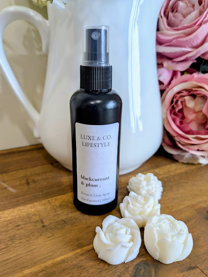 100ml Premium Fragrant Room & Linen Spray - BLACKCURRANT & PLUM