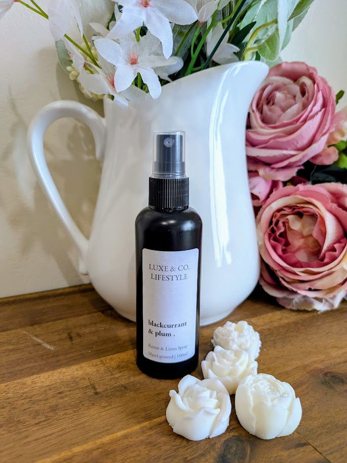 100ml Premium Fragrant Room & Linen Spray - BLACKCURRANT & PLUM