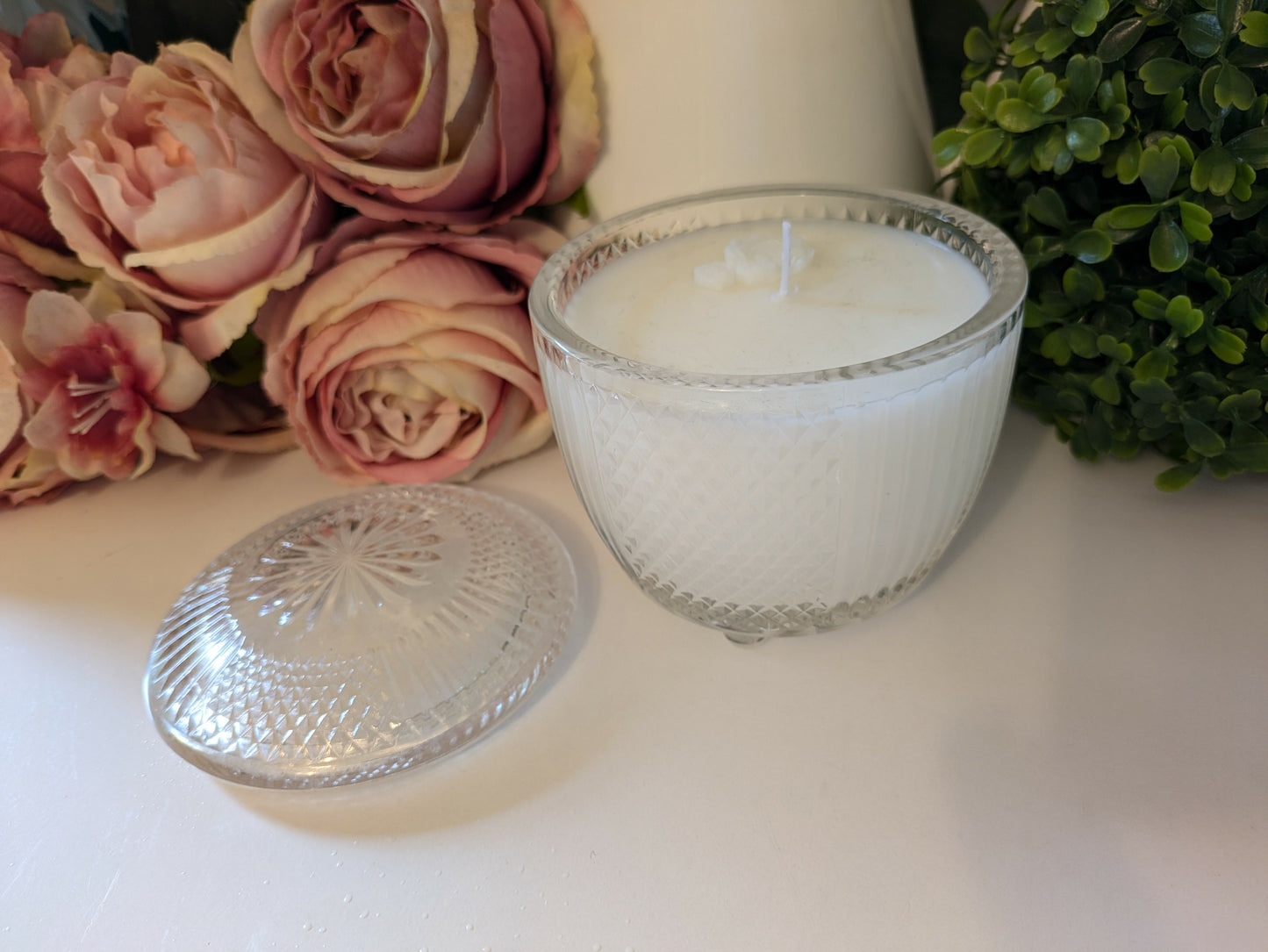 Round Cut Glass - Wood Sage & Sea Salt | 400ml