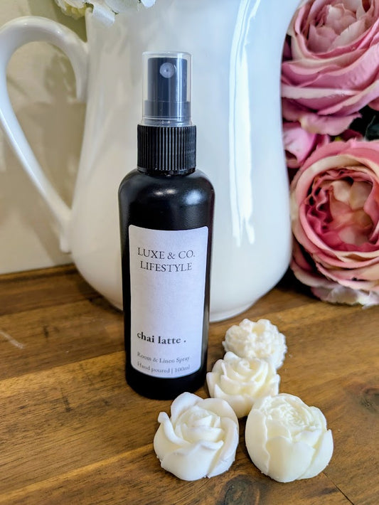 100ml Premium Fragrant Room & Linen Spray - CHAI LATTE
