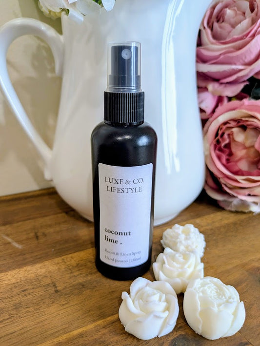 100ml Premium Fragrant Room & Linen Spray - COCONUT LIME
