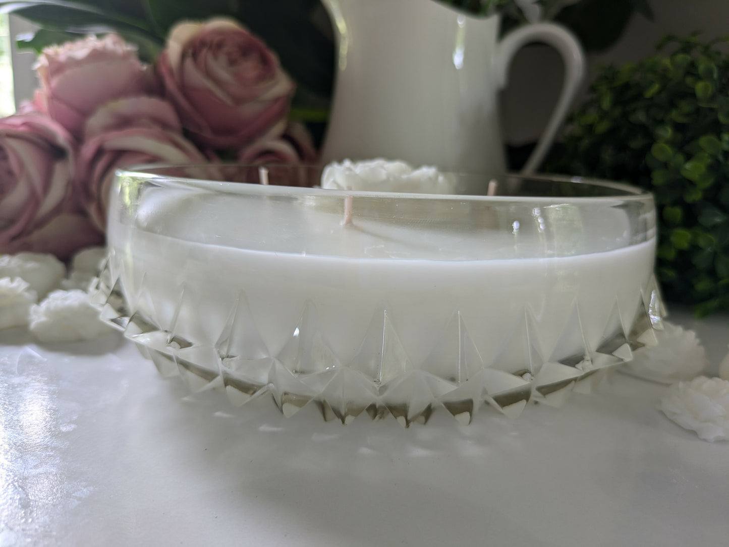 Round Cut Glass - Bergamot & White Patchouli | 1.2ltr