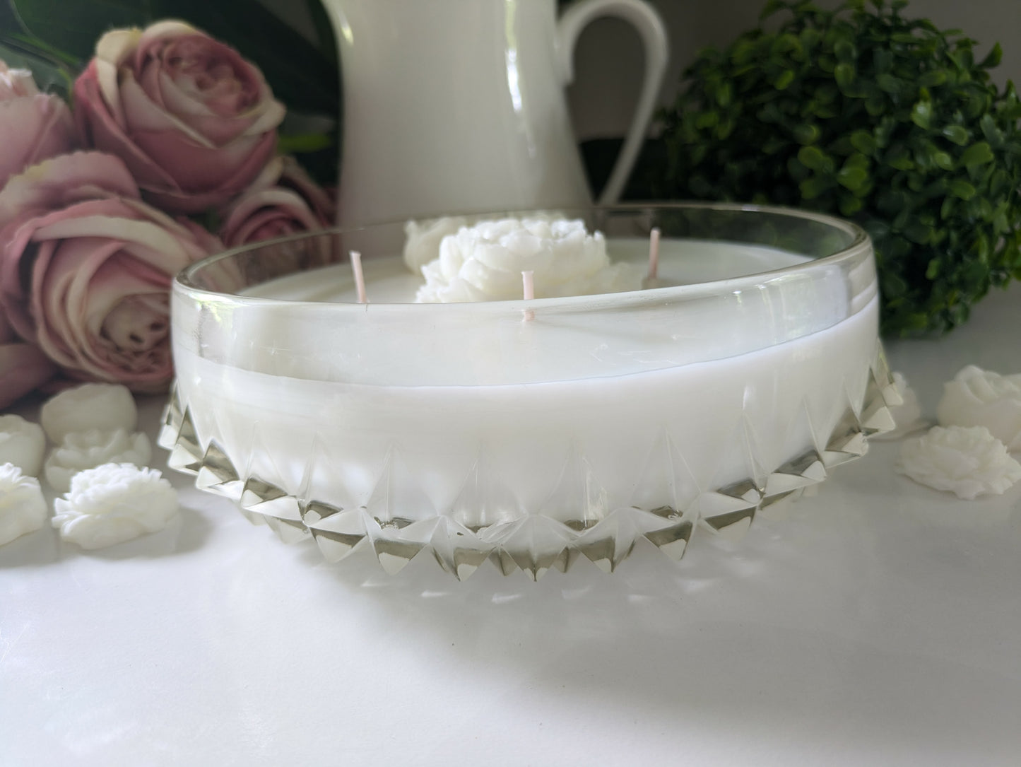 Round Cut Glass - Bergamot & White Patchouli | 1.2ltr