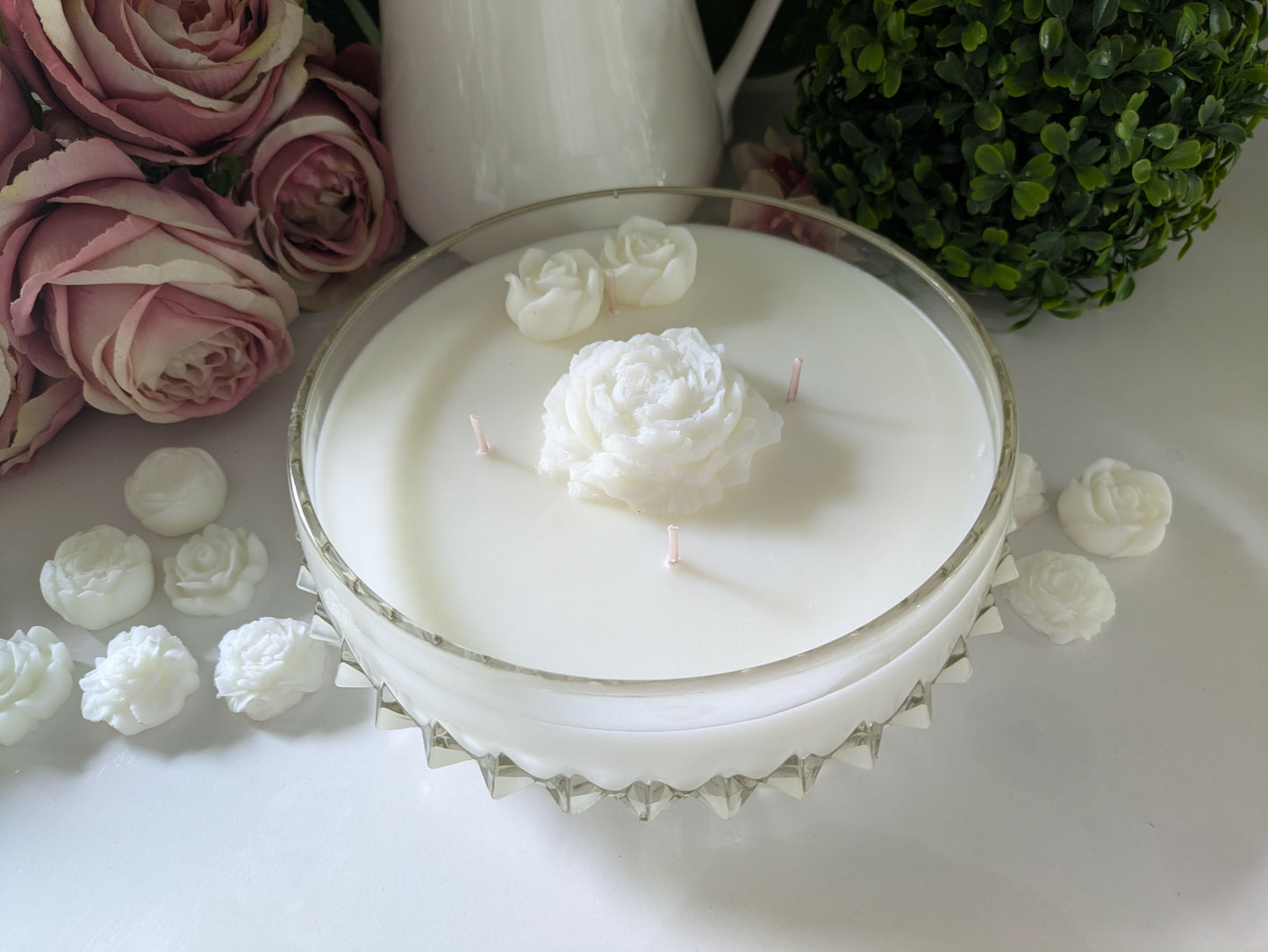 Round Cut Glass - Bergamot & White Patchouli | 1.2ltr