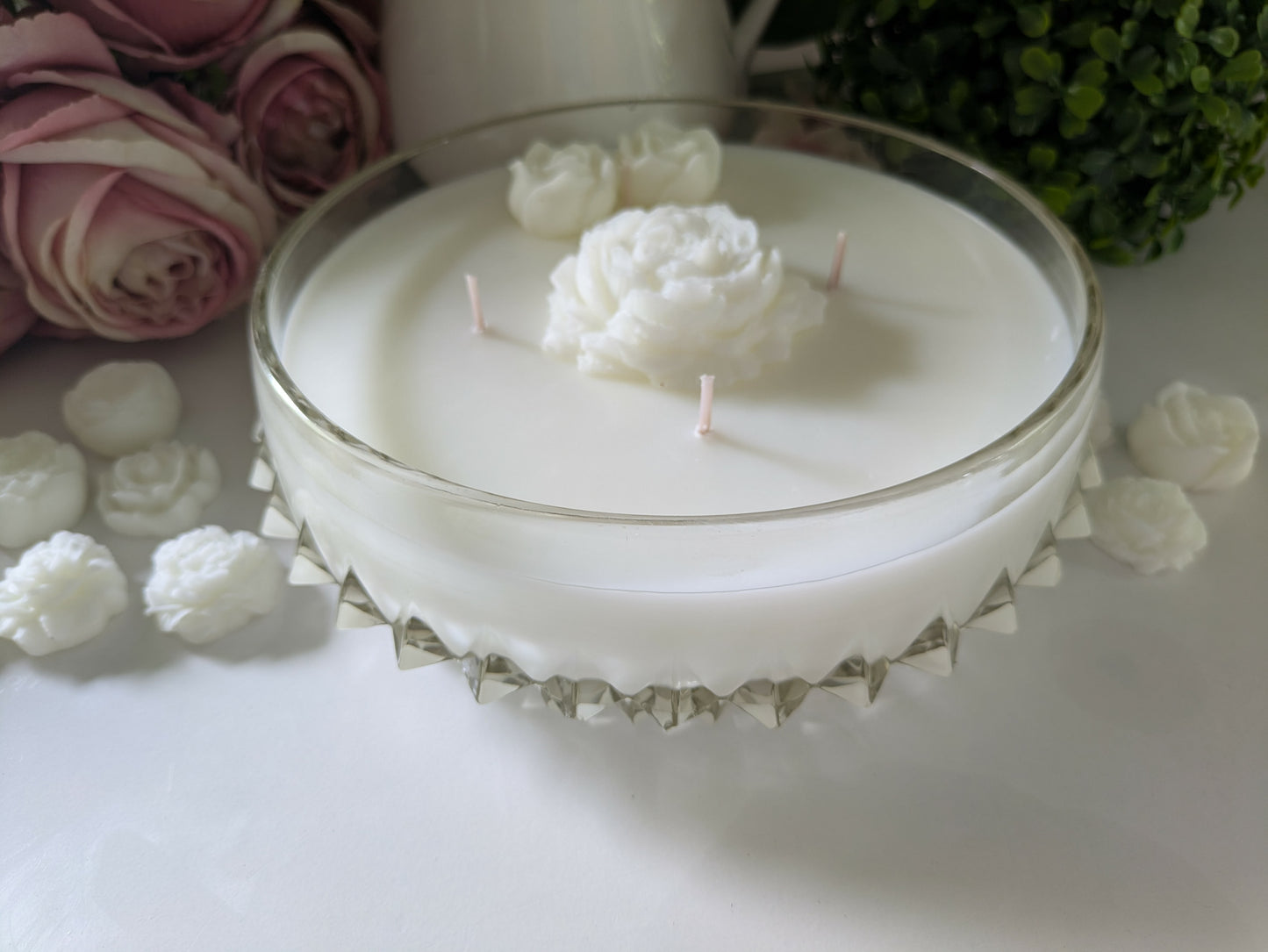 Round Cut Glass - Bergamot & White Patchouli | 1.2ltr