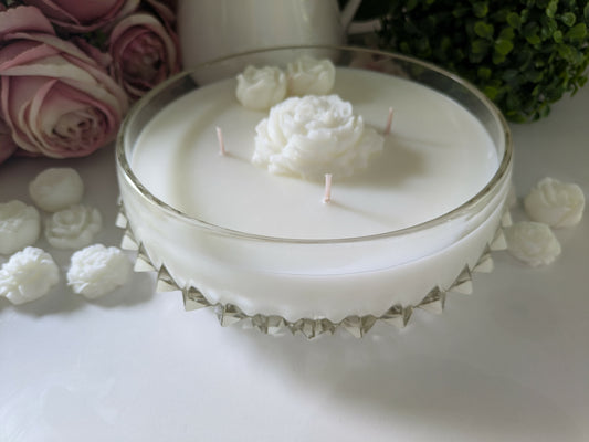 Round Cut Glass - Bergamot & White Patchouli | 1.2ltr