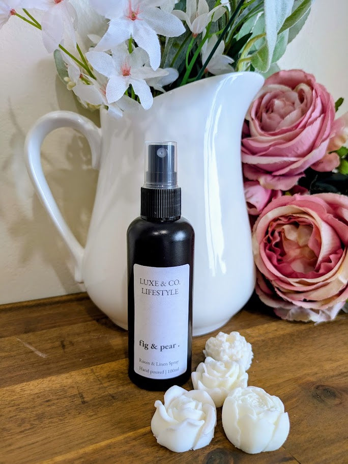 100ml Premium Fragrant Room & Linen Spray - FIG & PEAR