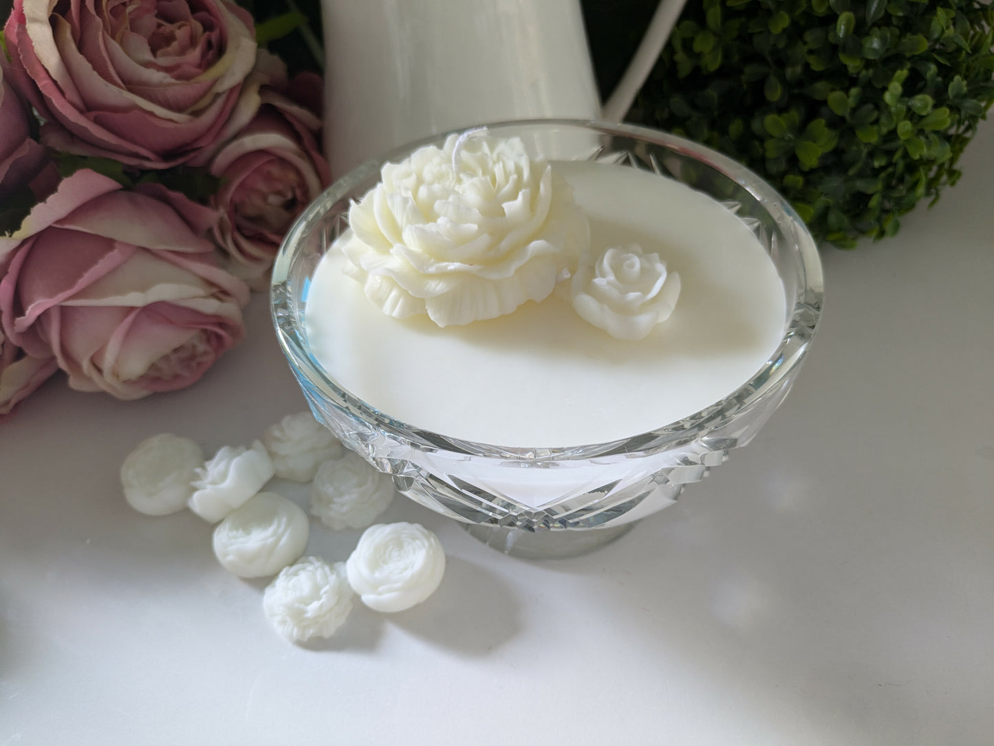 Round Cut Glass - Gardenia | 700ml