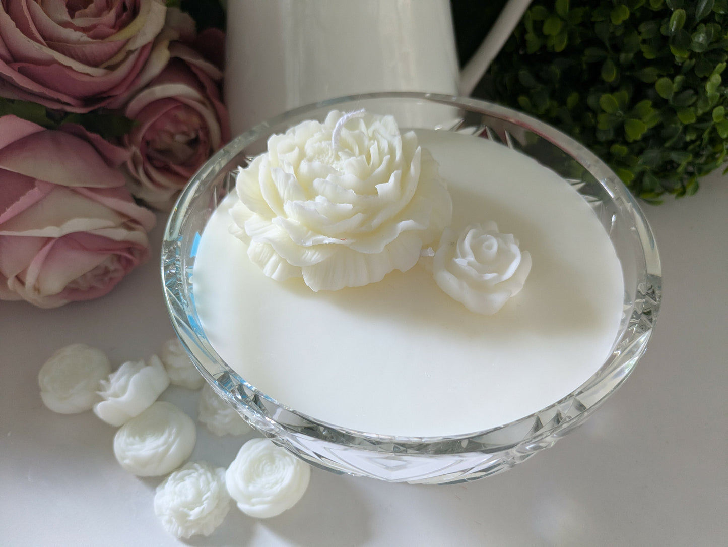 Round Cut Glass - Gardenia | 700ml