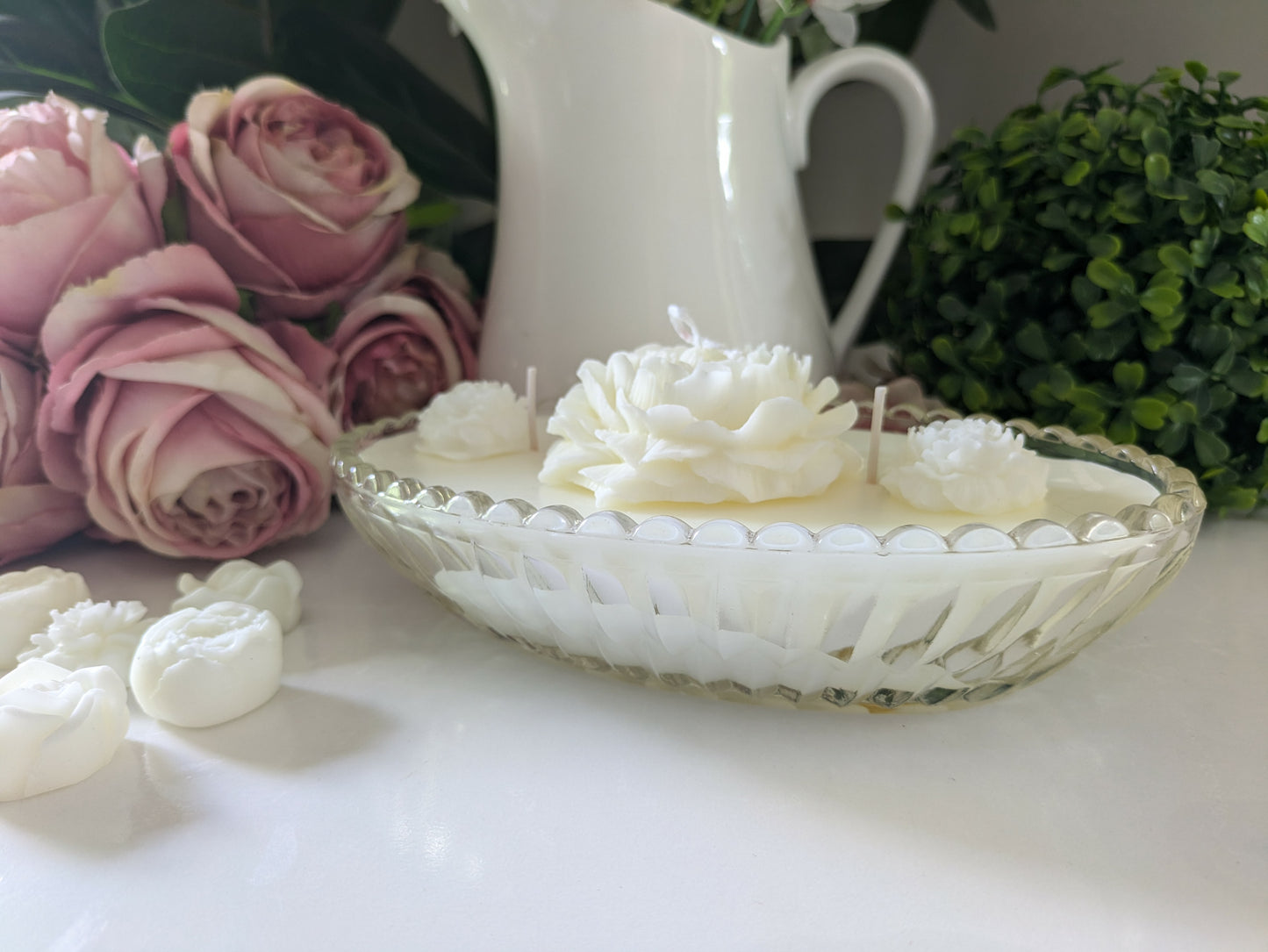 Oval Cut Glass  - Jasmine | 500ml