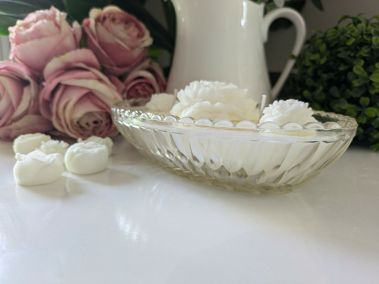 Oval Cut Glass  - Jasmine | 500ml