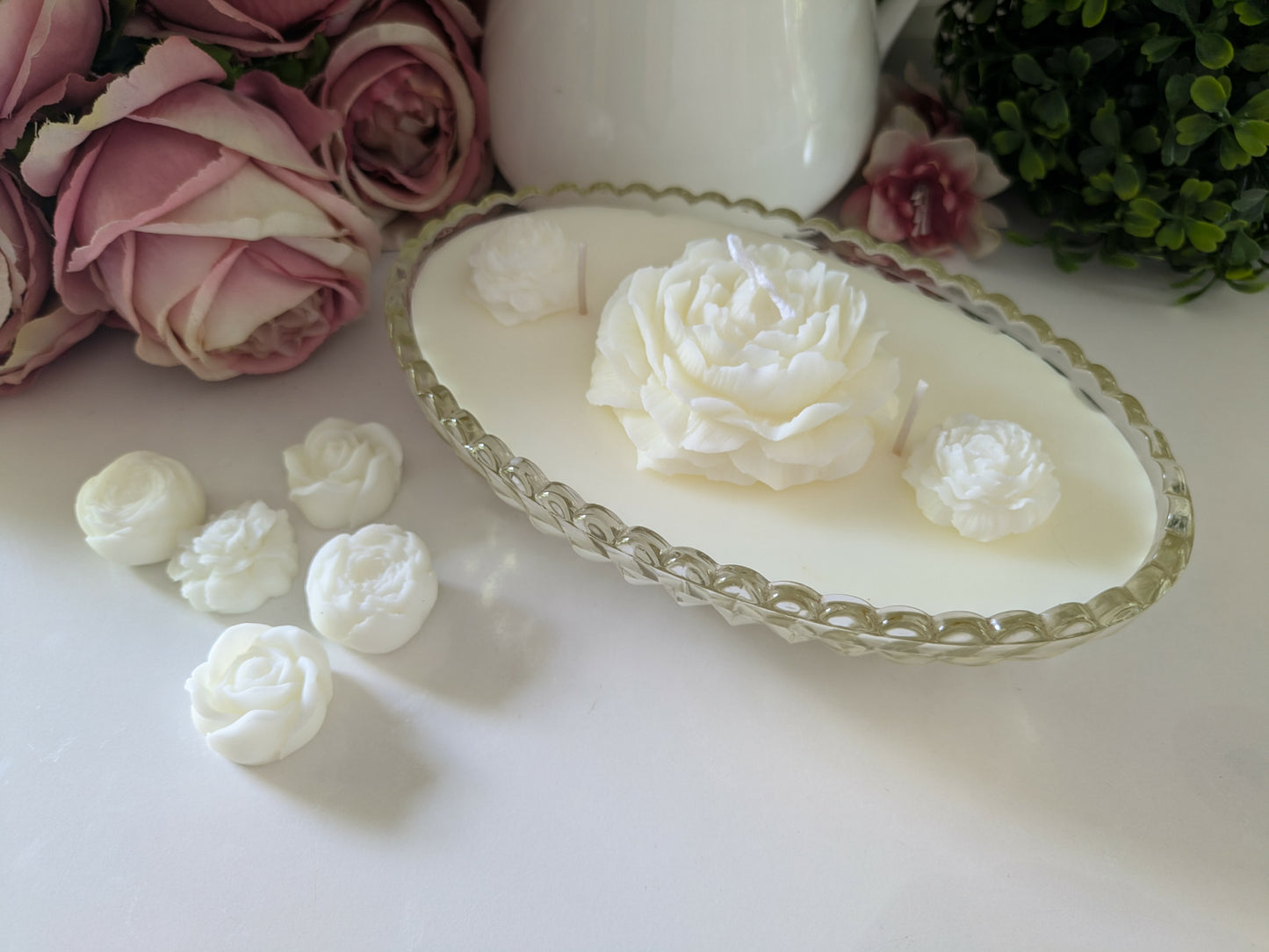 Oval Cut Glass  - Jasmine | 500ml