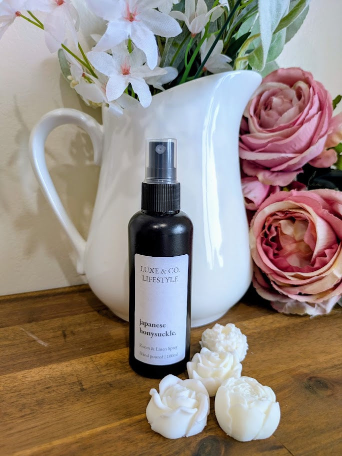 100ml Premium Fragrant Room & Linen Spray - JAPANESE HONEYSUCKLE