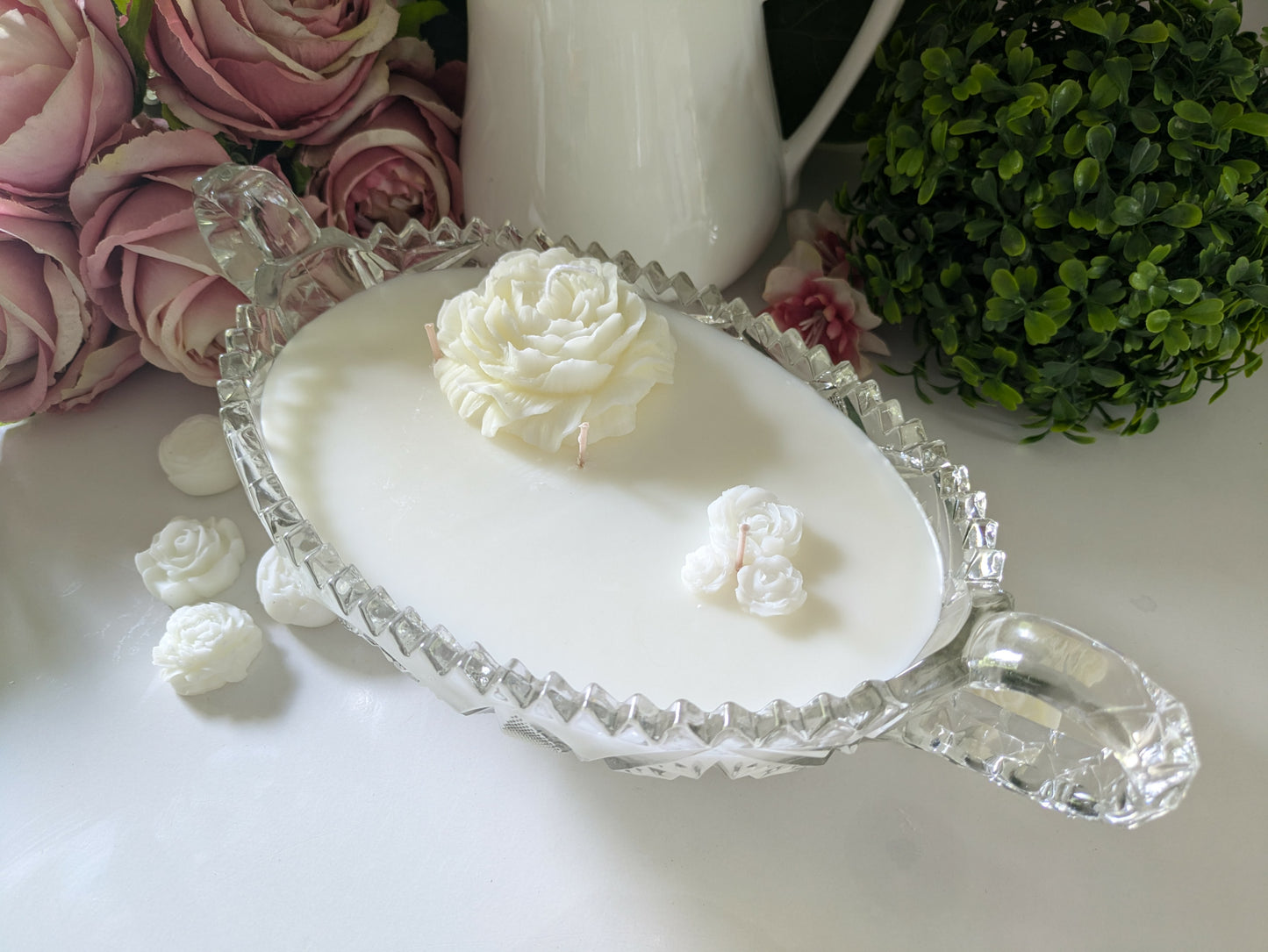 Oval Cut Glass - Bergamot & White Patchouli | 1ltr