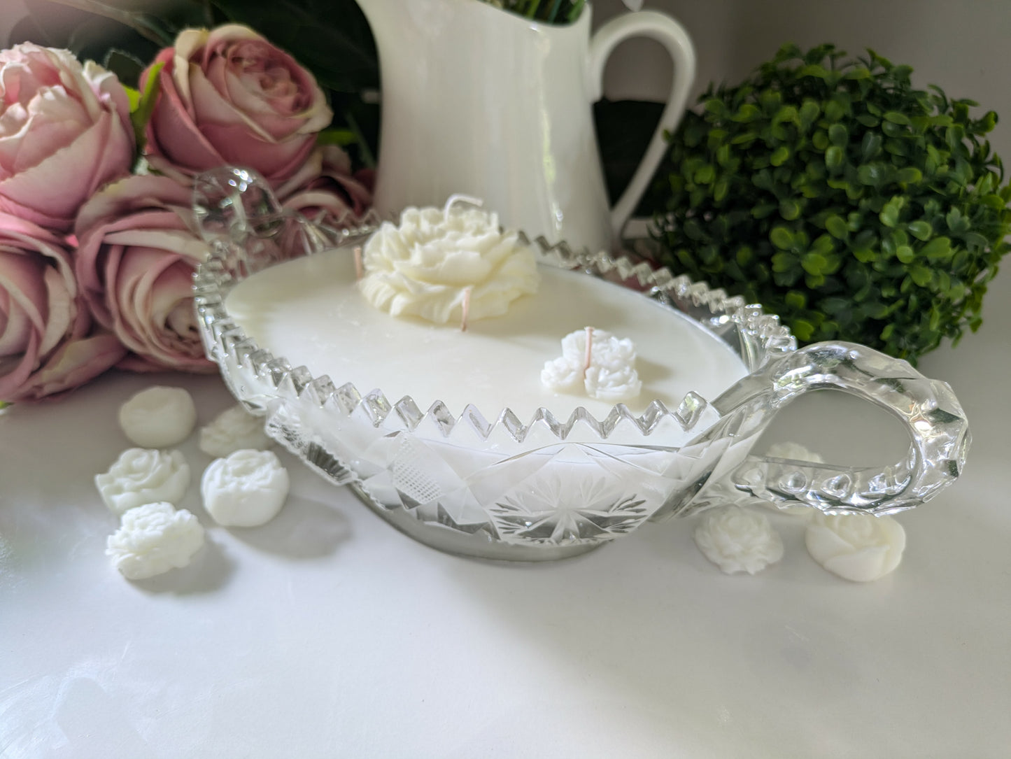 Oval Cut Glass - Bergamot & White Patchouli | 1ltr