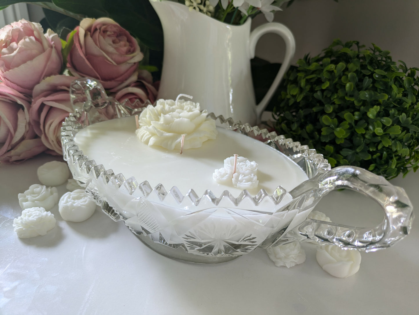 Oval Cut Glass - Bergamot & White Patchouli | 1ltr