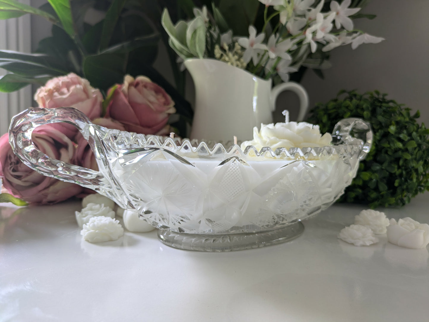 Oval Cut Glass - Bergamot & White Patchouli | 1ltr