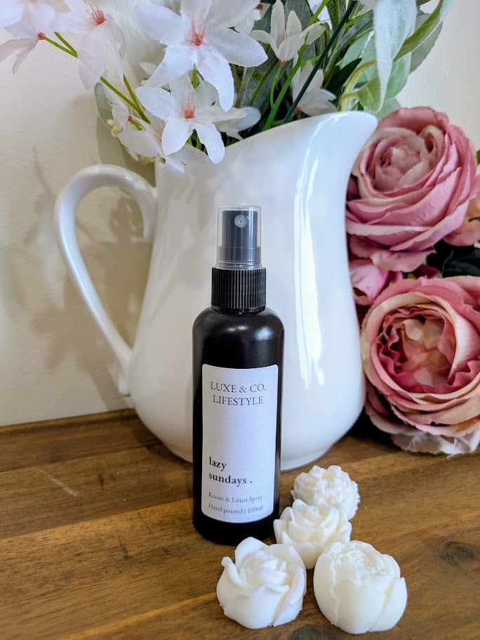 100ml Premium Fragrant Room & Linen Spray - LAZY SUNDAYS