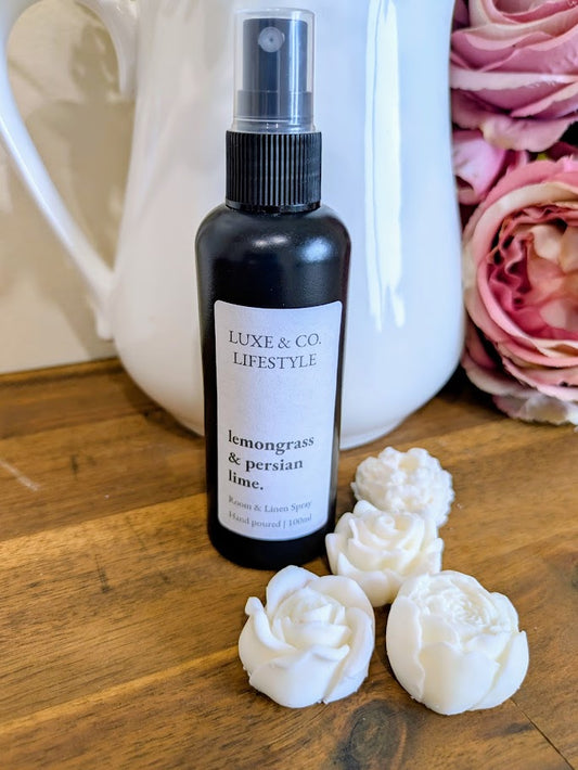 100ml Premium Fragrant Room & Linen Spray - LEMONGRASS & PERSIAN LIME