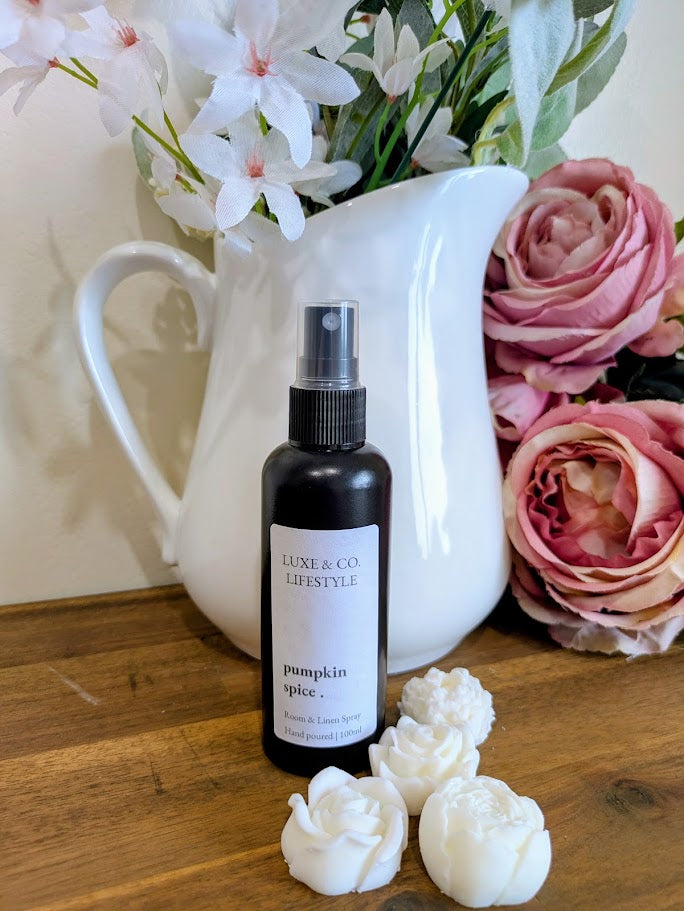 100ml Premium Fragrant Room & Linen Spray - PUMPKIN SPICE