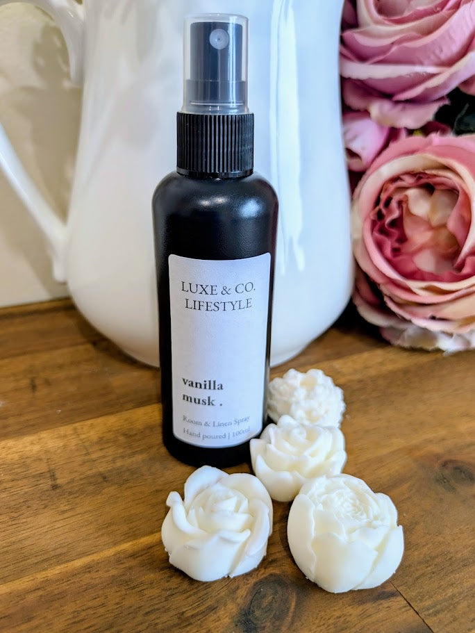 100ml Premium Fragrant Room & Linen Spray - VANILLA MUSK