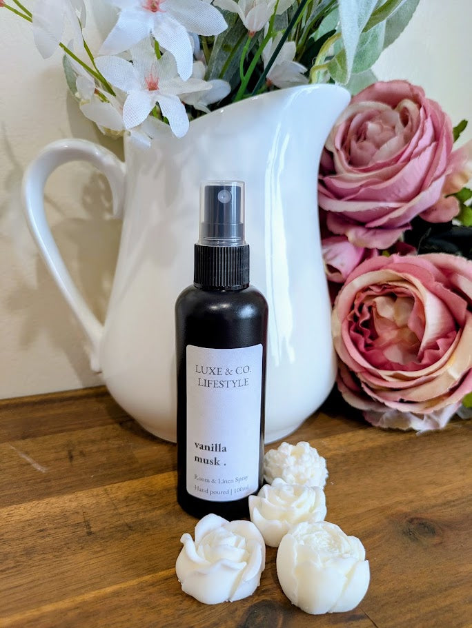 100ml Premium Fragrant Room & Linen Spray - VANILLA MUSK