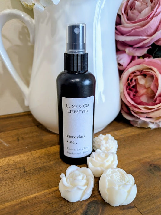 100ml Premium Fragrant Room & Linen Spray - VICTORIAN ROSE